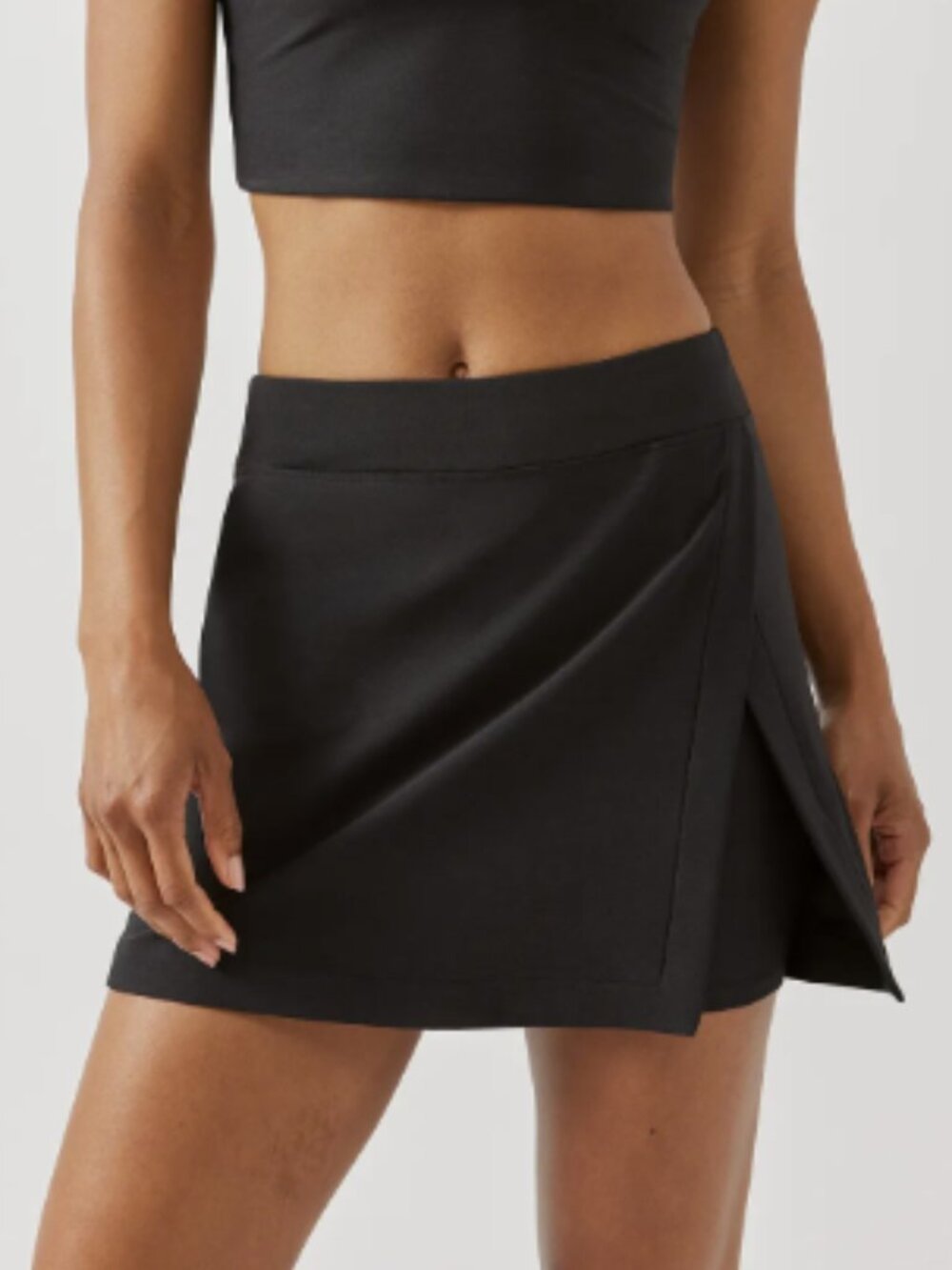Outdoor Voices Court Skort in Black